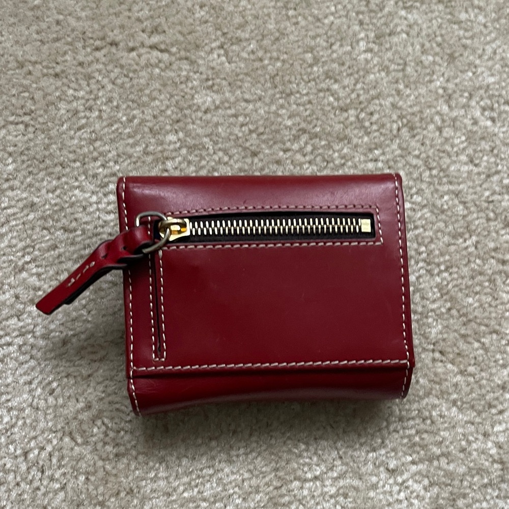 Dooney & Bourke Burgundy Leather Wallet - Picture 2 of 3